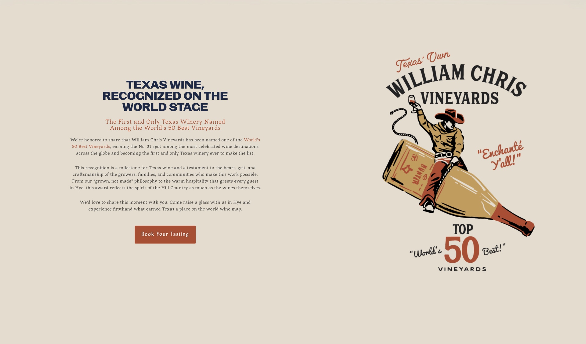 William Chris Vineyards — World's 50 Best Vineyards