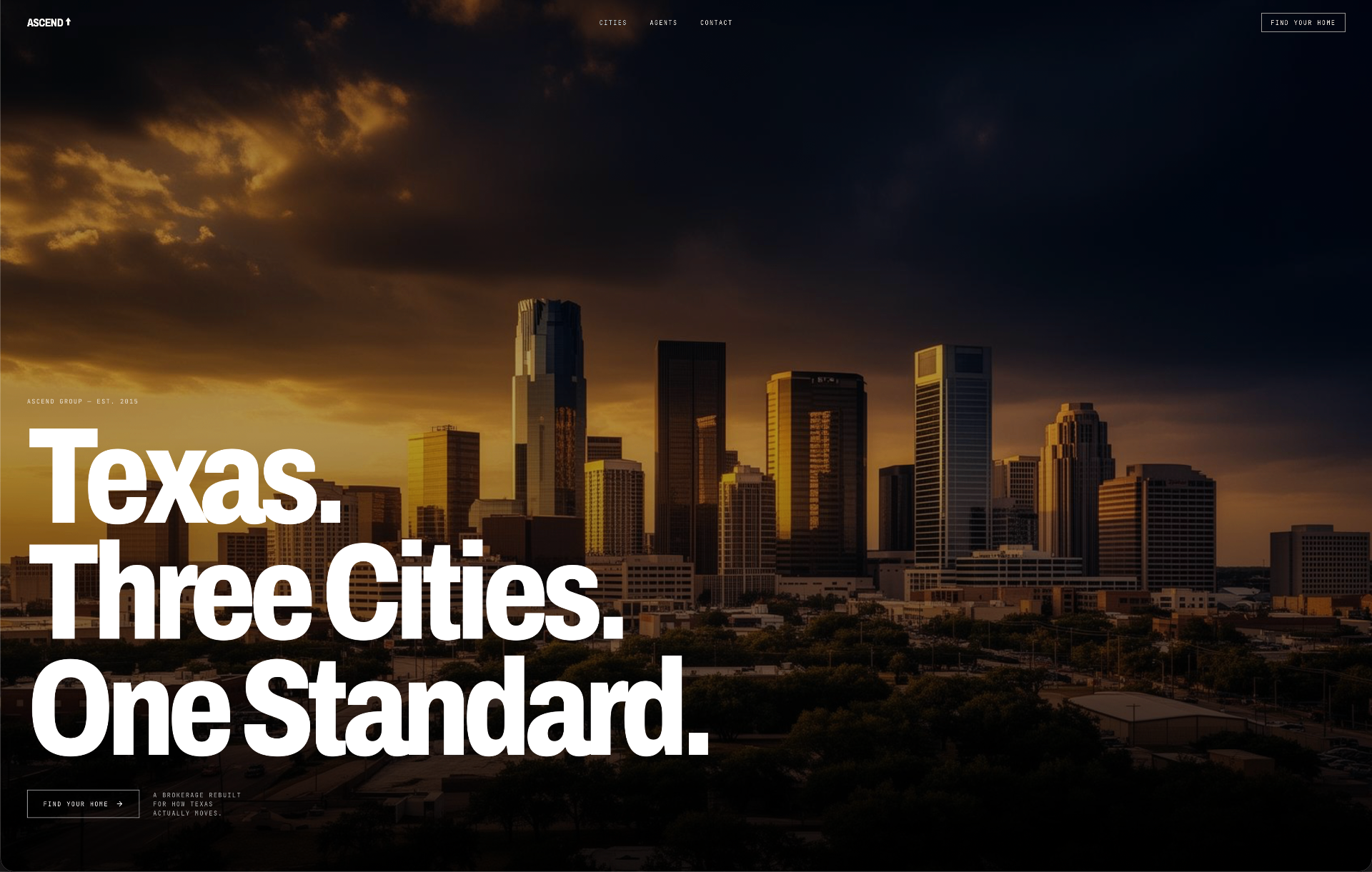Ascend Group Real Estate's website