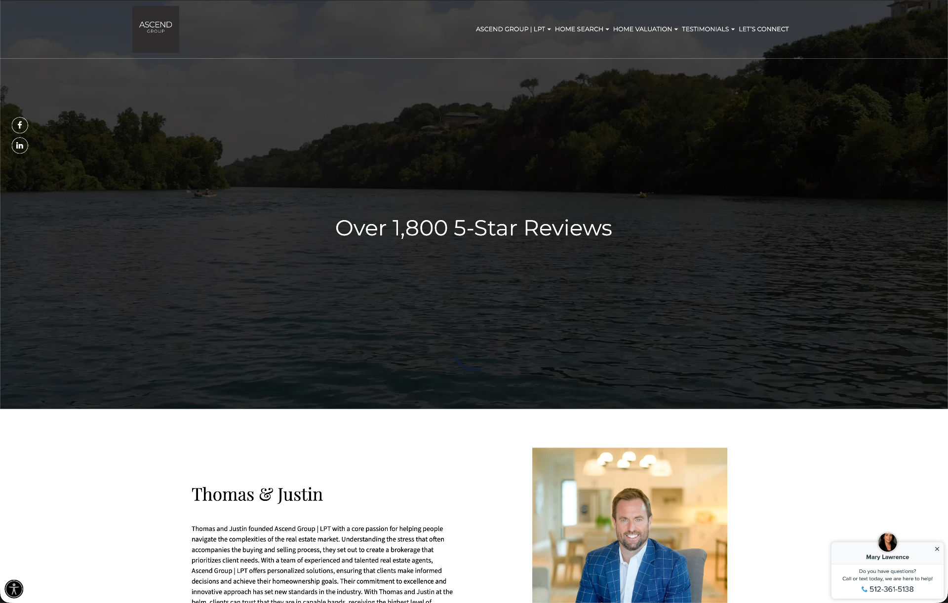 Ascend Group Real Estate's previous website