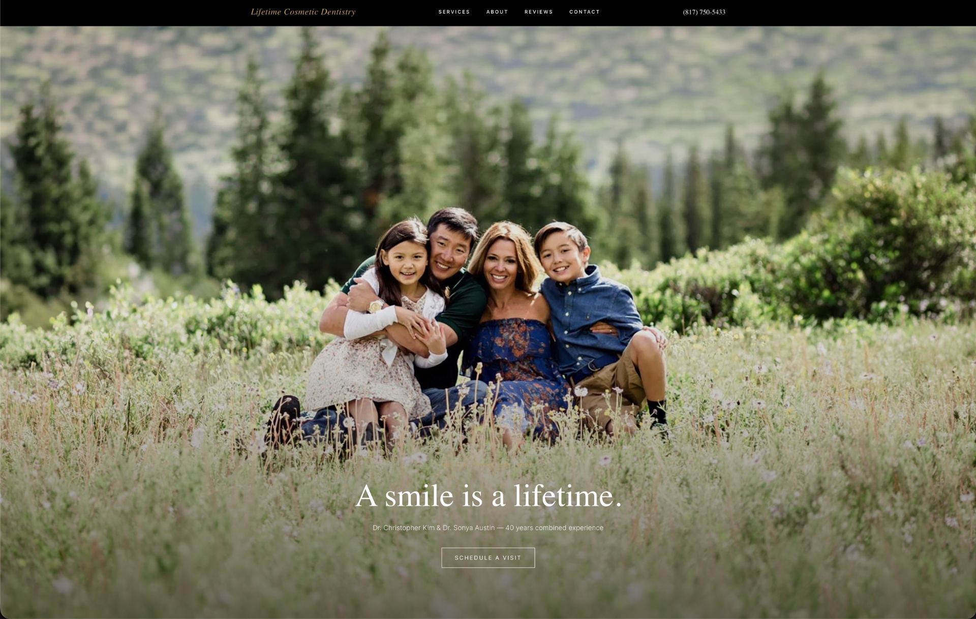 Lifetime Cosmetic Dentistry's new website