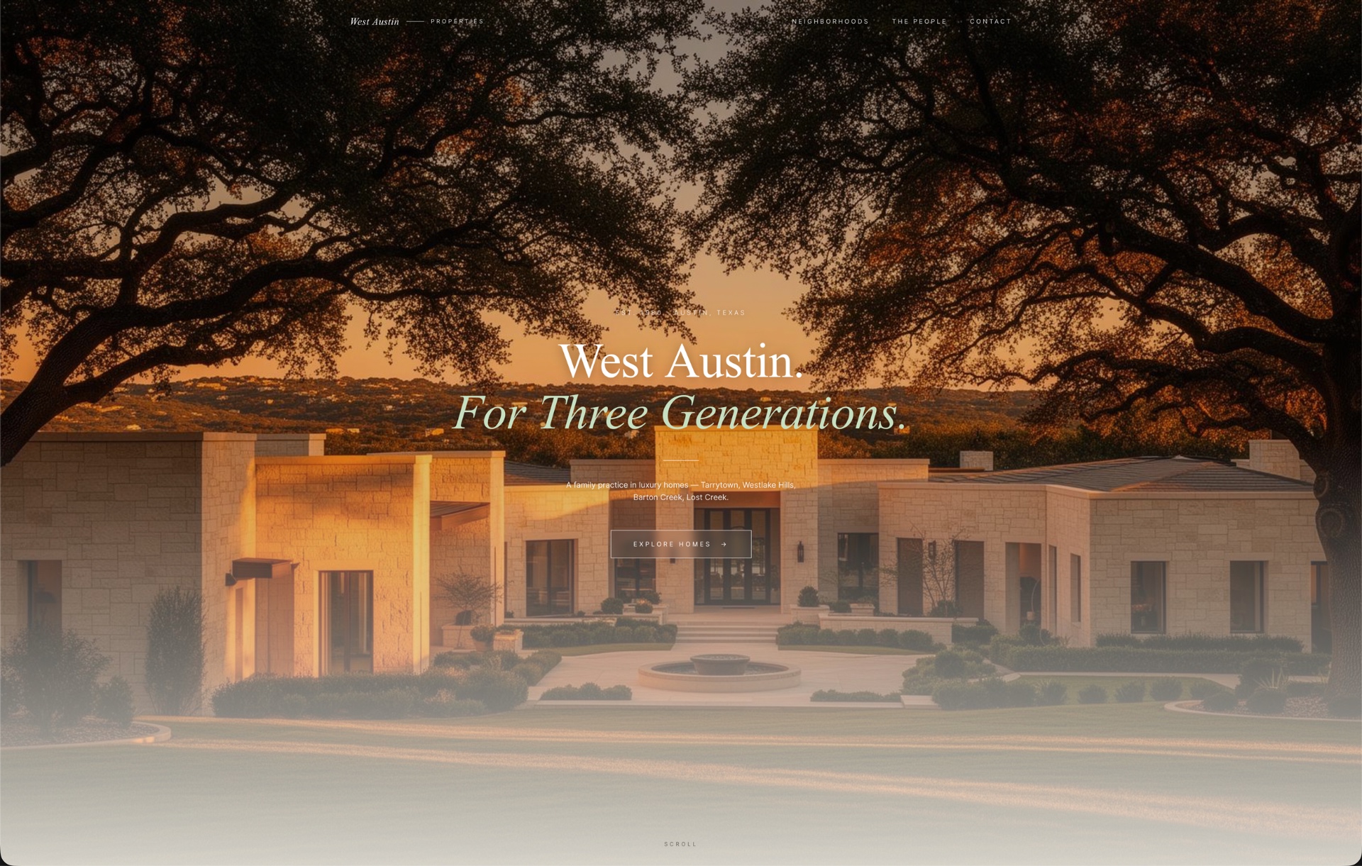 West Austin Properties' website